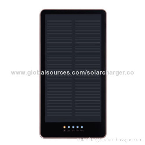 Solar Mobile Phone Chargers with 12,000mA/Hour Rated Capacity, Easy to Carry